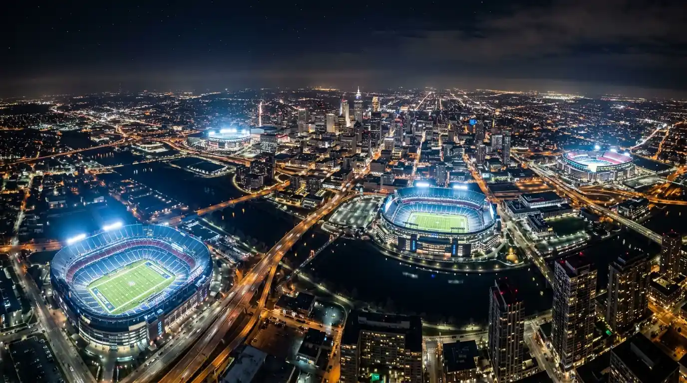 Grafico de crecimiento del mercado global de apuestas deportivas NFL con cifras de handle e ingresos